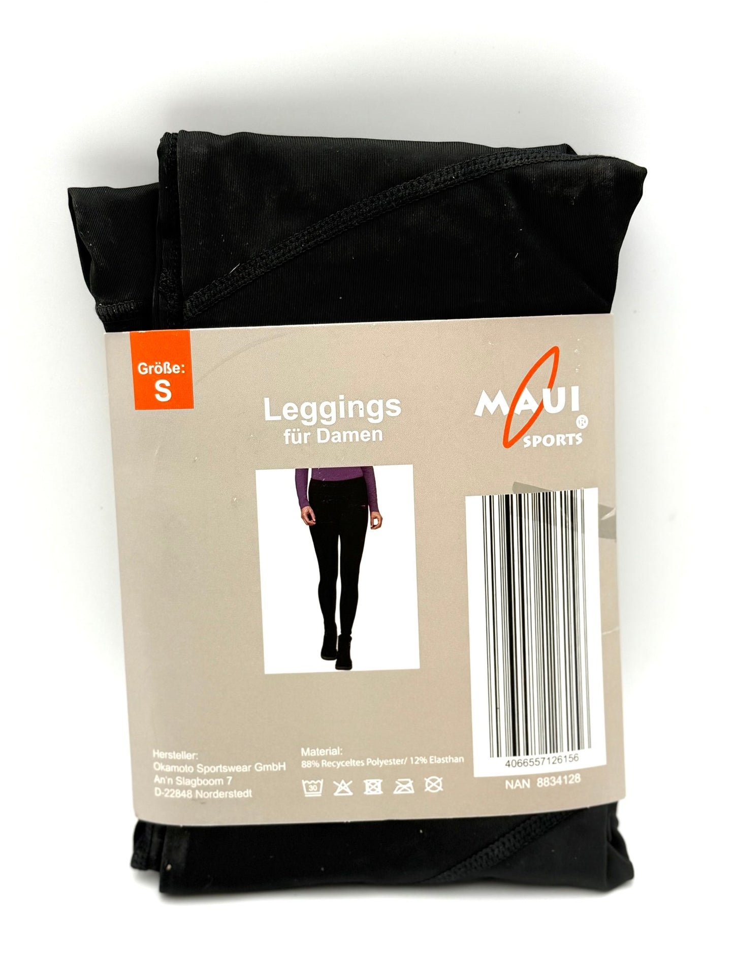 Maui Sports Damen Sport Tights Leggings Schwarz Gr. S - Haus der Retouren