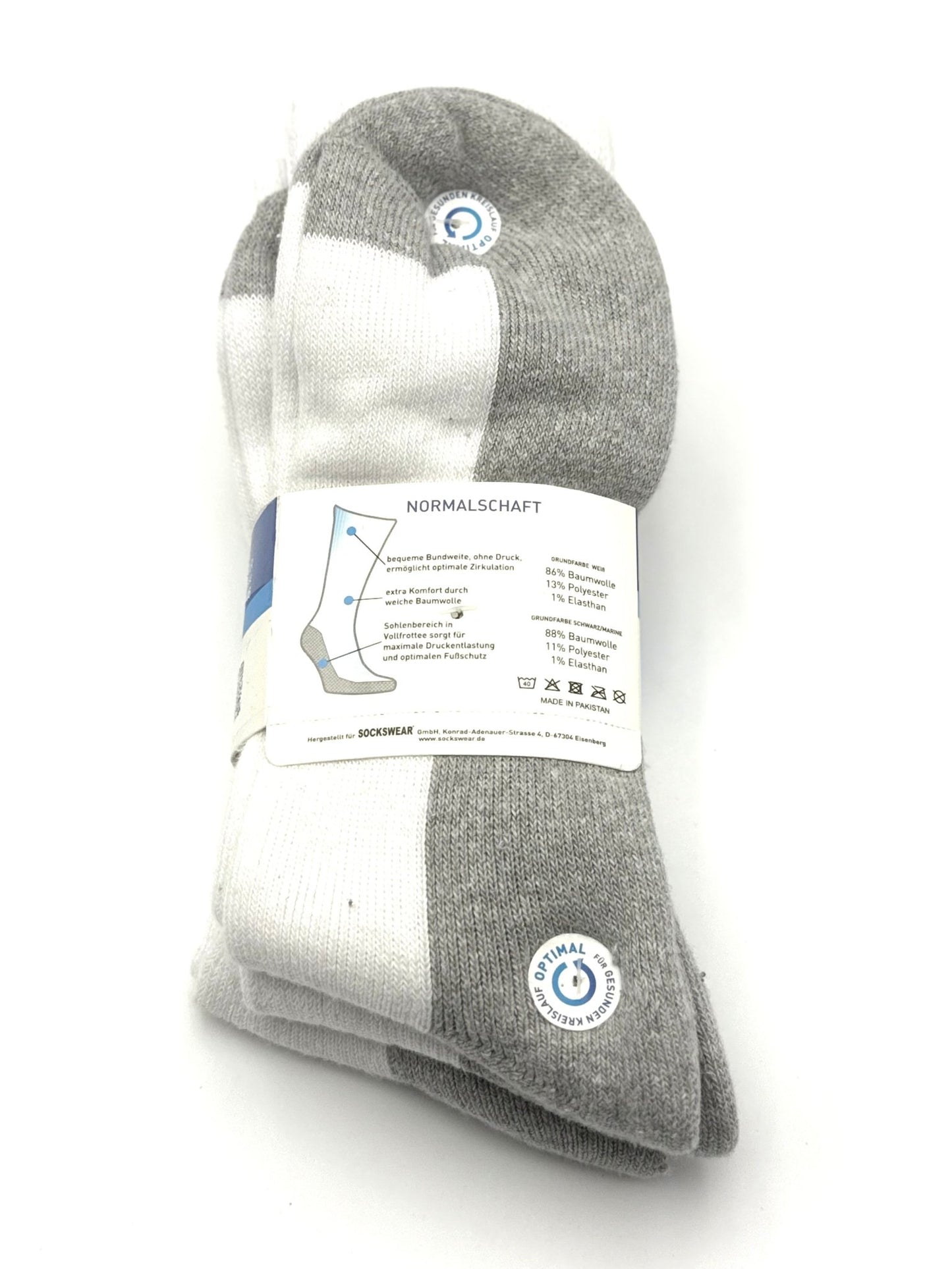 SOCKSWEAR Diabetikersocken Normalschaft Socken Gr. 43-46 - Haus der Retouren