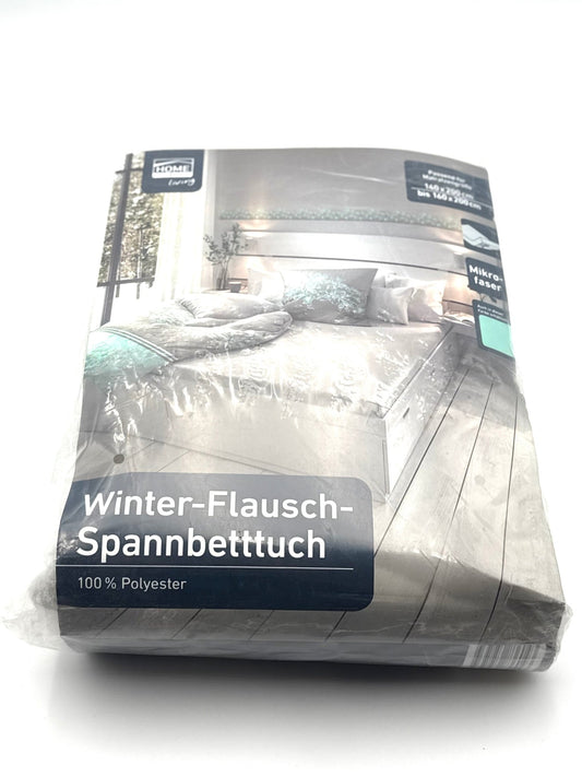 Home Ideas Living Winter - Flausch Spannbetttuch 140x200 - 160x200cm - Haus der Retouren