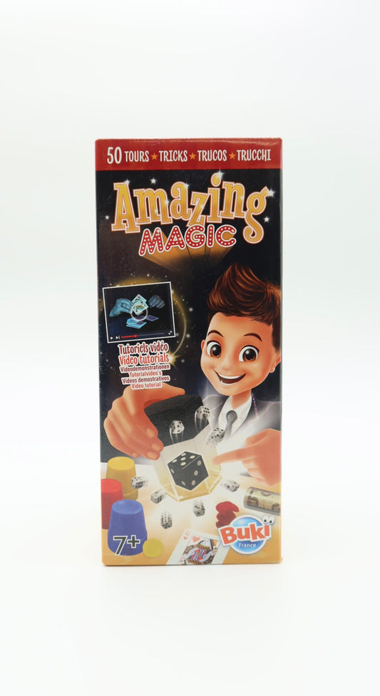 Amazing Magic Set – 50 Drehungen mit Online-Videos – Mentalismus, Nahaufnahme, Kartentricks – Zubehör enthalten – leicht zu lernen