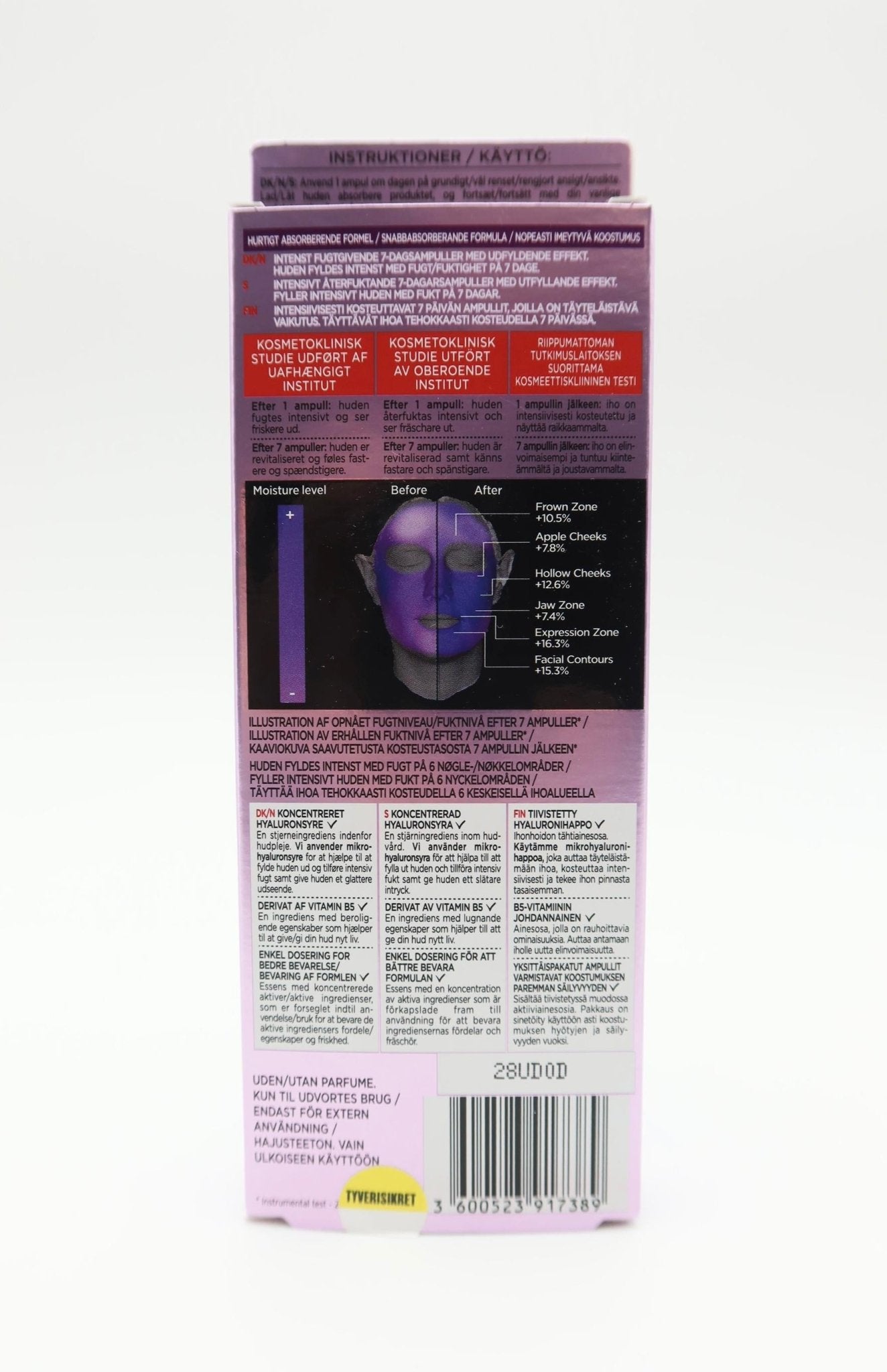 L'Oréal Paris Revitalift Filler 7 Day Cure Replumping Ampoules - Haus der Retouren
