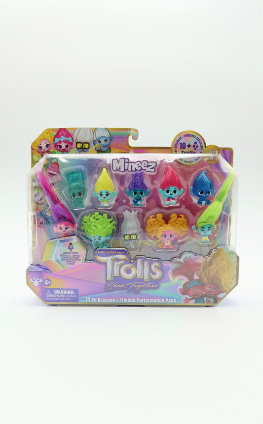 DreamWorks: Trolls – Gemeinsam Stark, Mineez, 11 Stück, Performance-Packung „BroZone und Freunde“