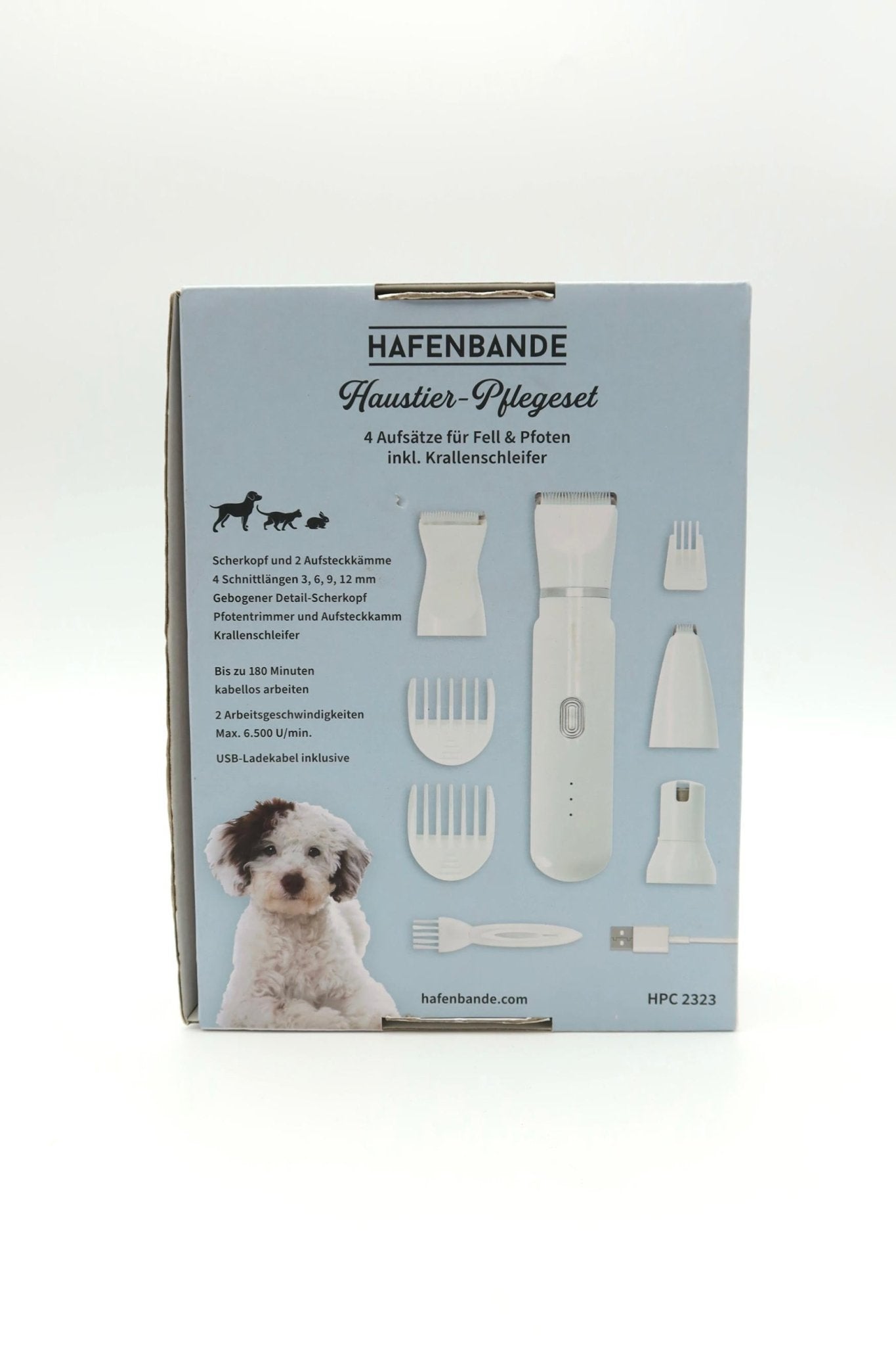 Hafenbande 2 - in - 1 Akku Hundeschermaschine & Krallenschleifer - Haus der Retouren