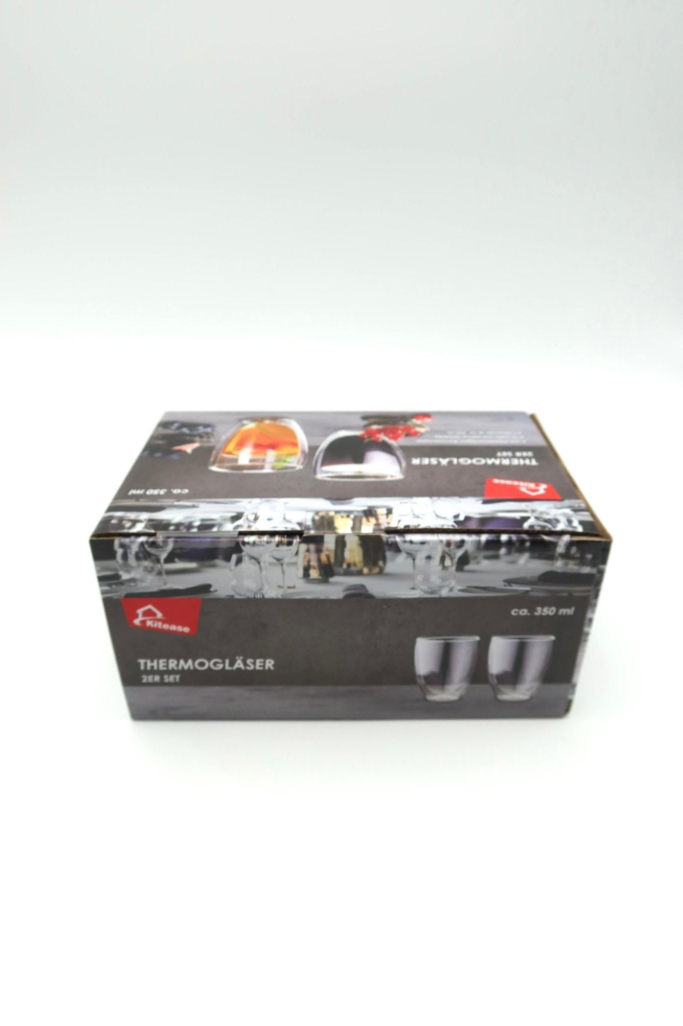 Kitease Set 2 - Thermogläser ca. 350 ml - Haus der Retouren