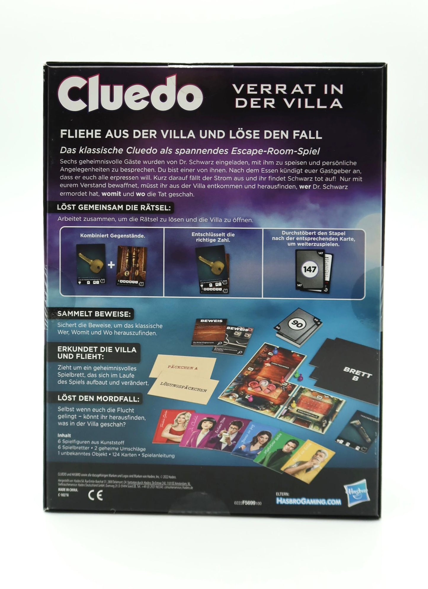 Hasbro Spiel Cluedo Verrat in der Villa - Haus der Retouren