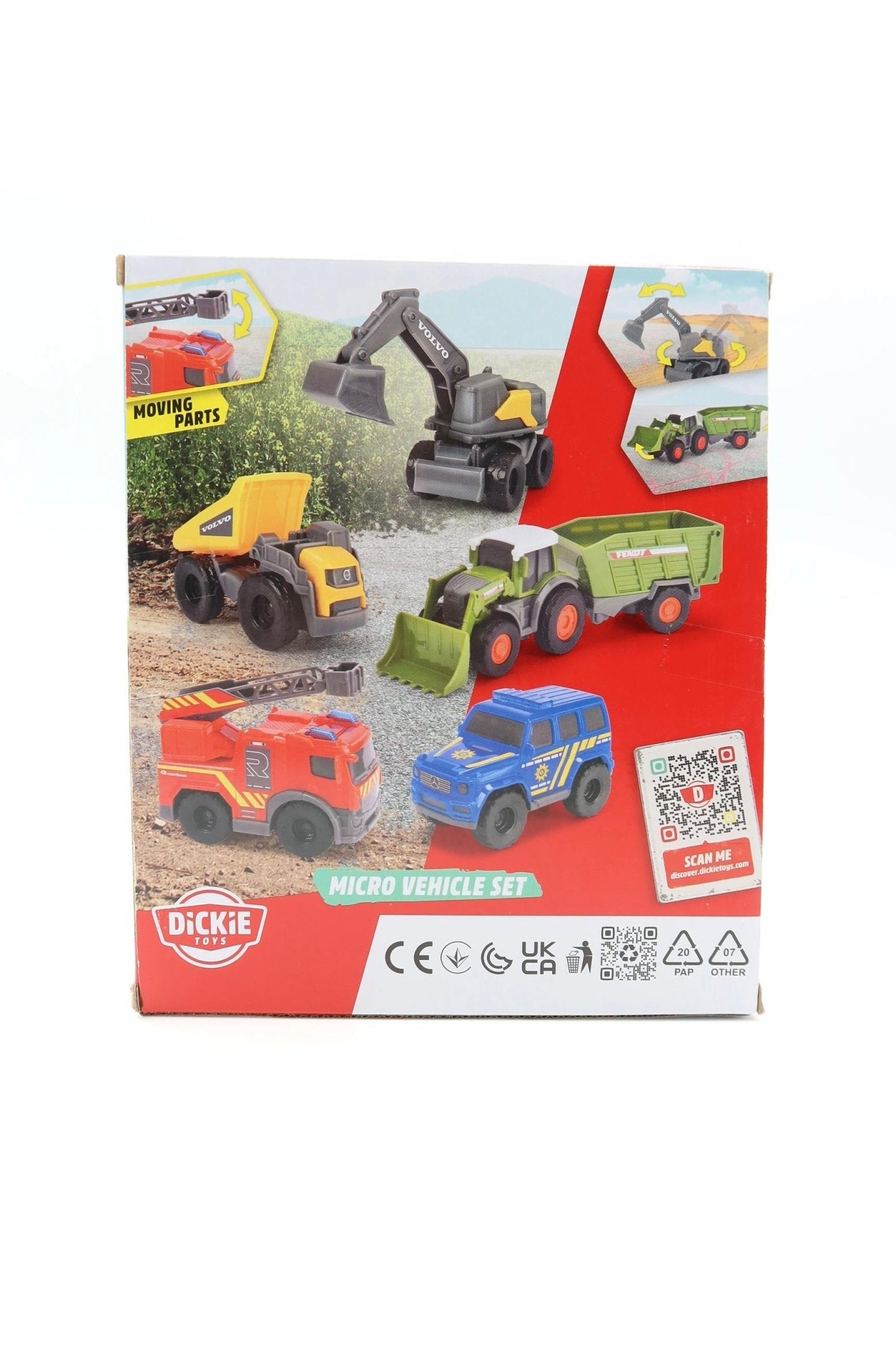 Dickie - Micro Vehicle Set - 5er Fahrzeugset - Haus der Retouren