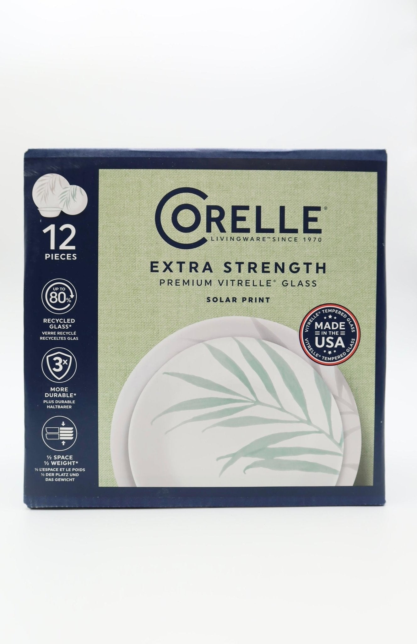 Corelle® Vitrelle Geschirr - Set, 12 - tlg., weiß bedruckt - Haus der Retouren