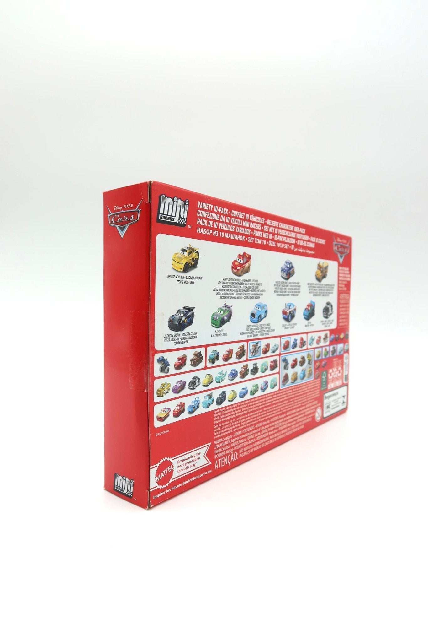 Disney Pixar Cars Metal Mini Racers Variety 10 Pack