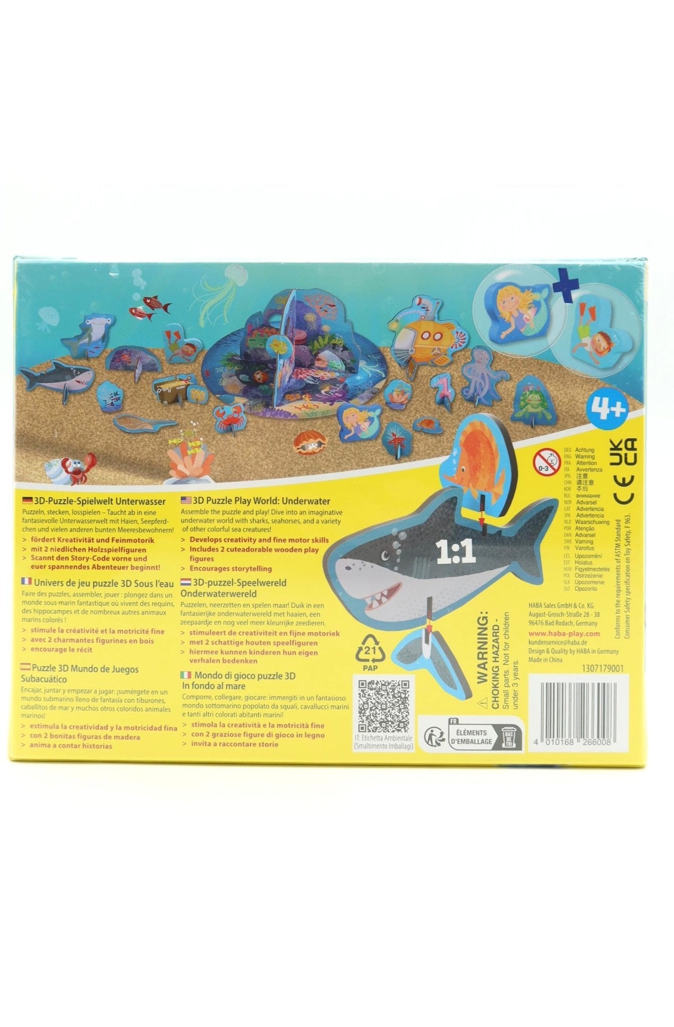 HABA 3D - Puzzle - Spielwelt Unterwasser - Haus der Retouren