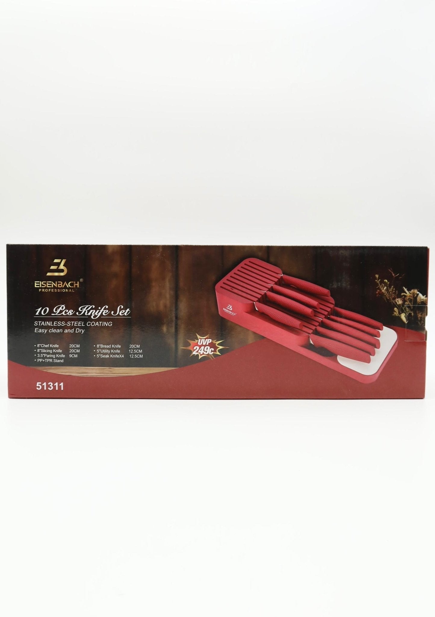 Eisenbach Professional 10 - teiliges Messerset / Küchenmesser Edelstahl - Haus der Retouren