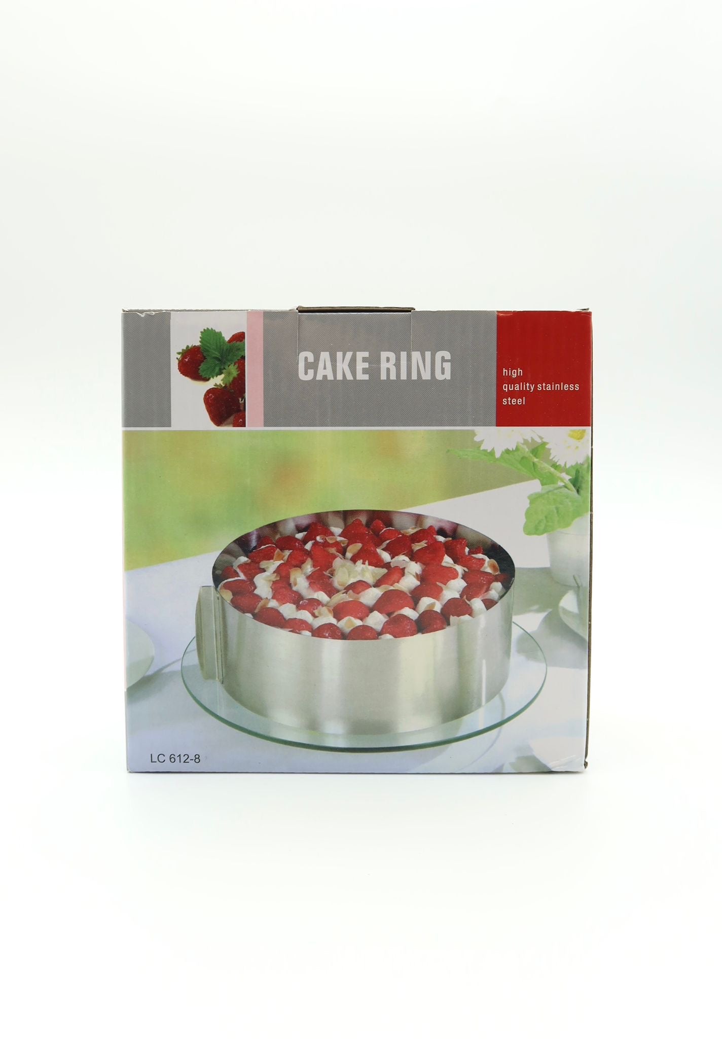 Verstellbarer Kuchenring 16–30 cm Kuchenring 8 cm hoch Edelstahl - Backring Runder Tortenring Verstellbare Tortenform für Kuchen - Haus der Retouren