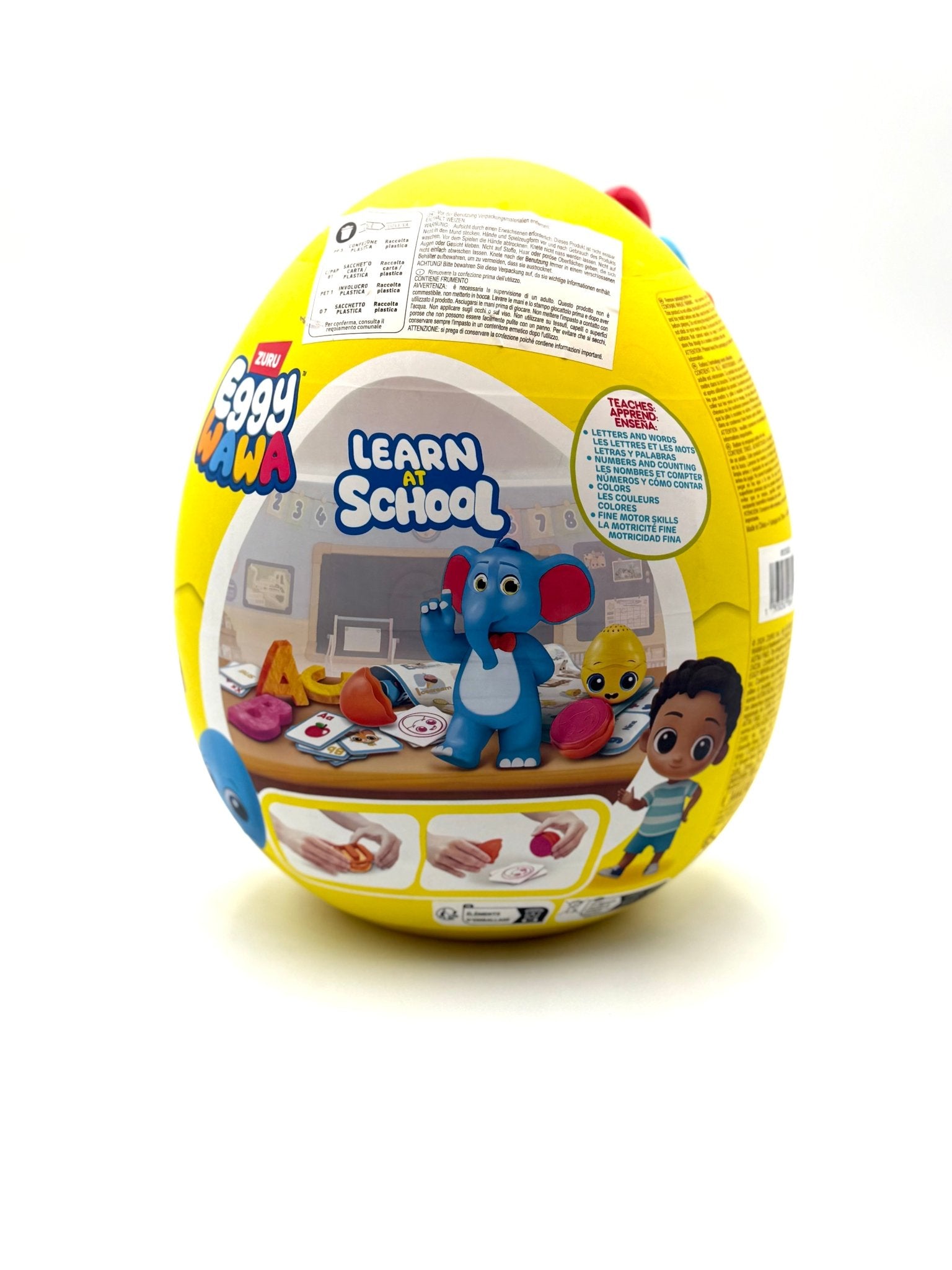 Eggy Wawa Learn at School von ZURU, interaktives Lernspielzeug für Babys und Kleinkinder, Vorschule, mit Musik, Buchstaben und Zahlen - Haus der Retouren