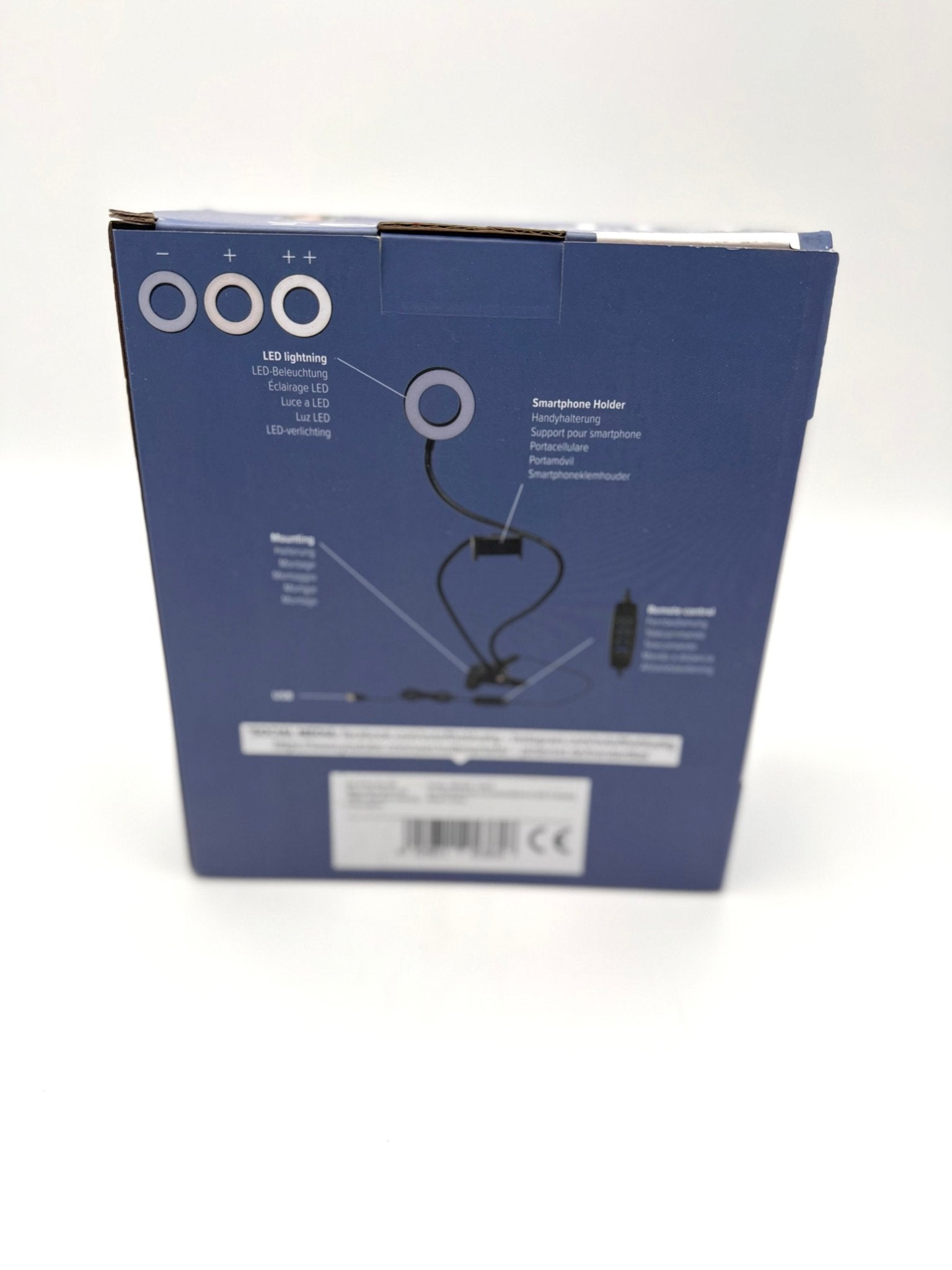 Live Streaming KIT mit Handyhalter, Fernbedienung, LED Beleutchtung - Haus der Retouren