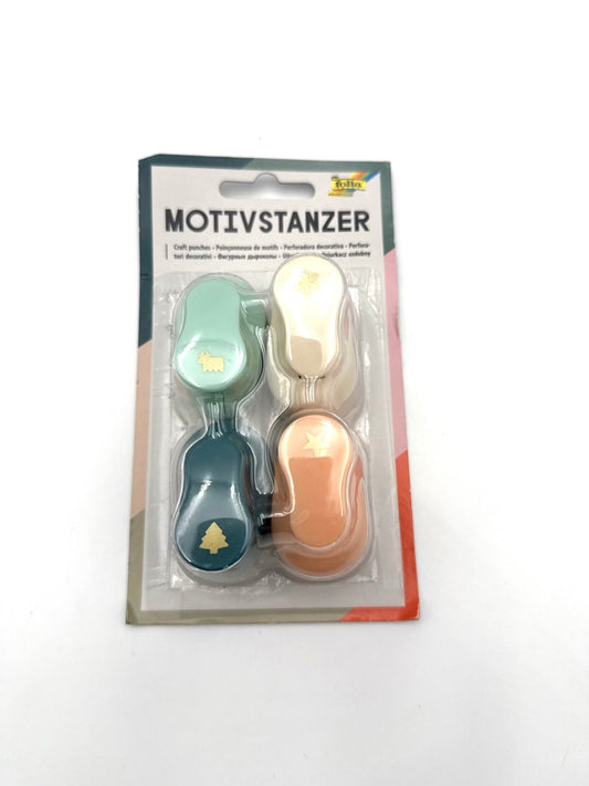 folia Mini - Motivstanzer „Weihnachten“, 4 Stück - Haus der Retouren