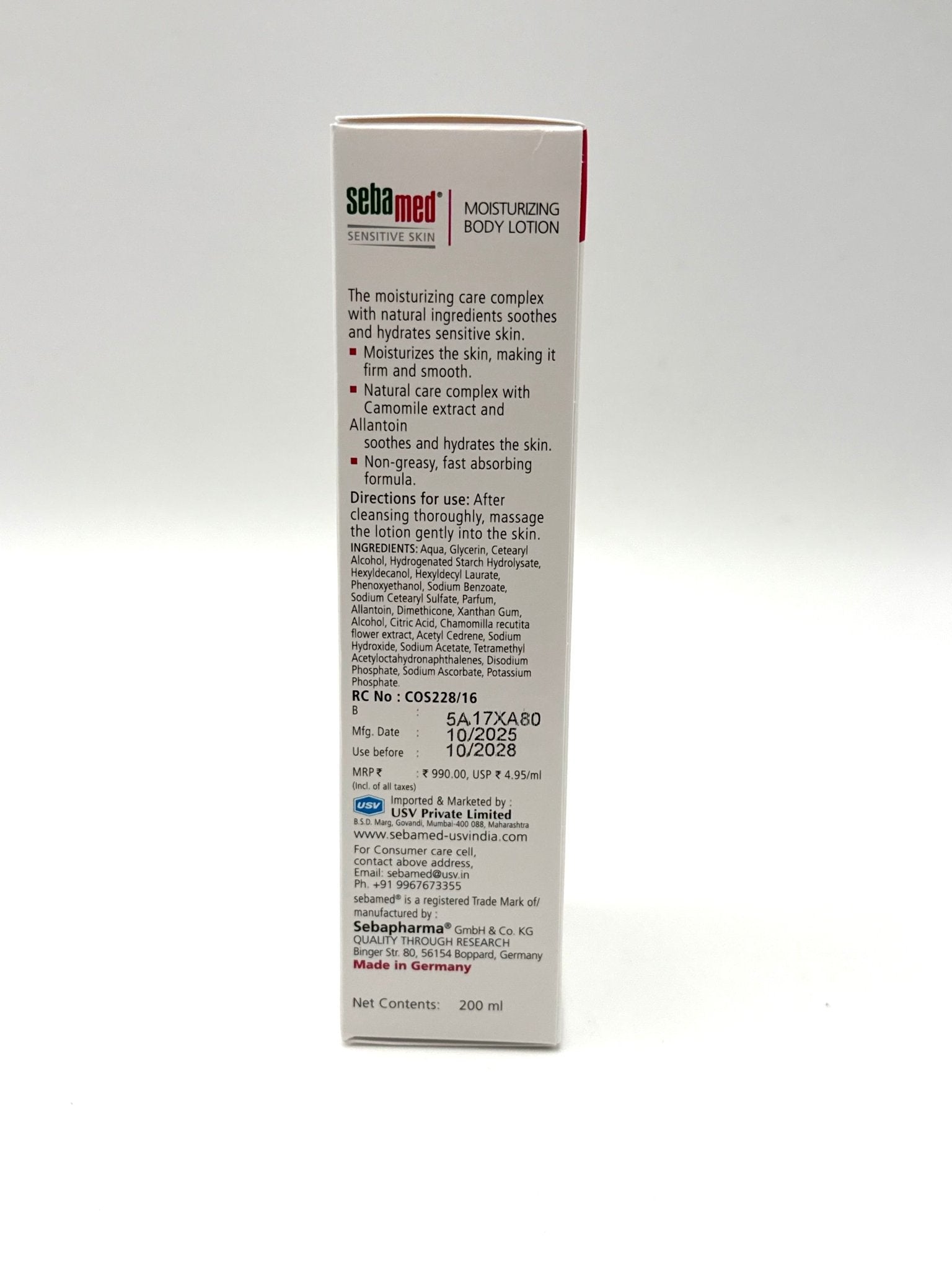 Sebamed Sensitive Skin Moisturizing 200 ml - Haus der Retouren