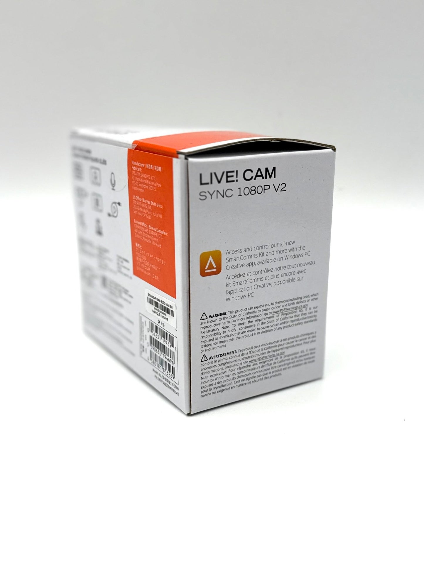 CREATIVE Live! Cam Sync 1080P V2, Full - HD Webcam, 1,80 m Kabel - Haus der Retouren