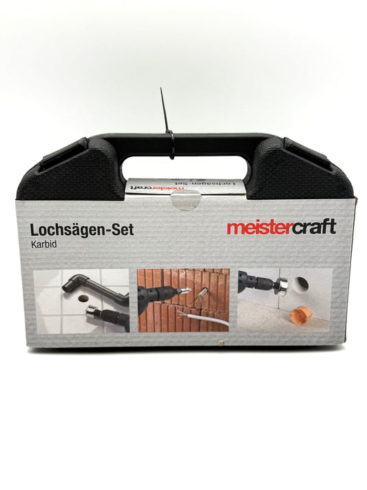 Lochsägen Set 9 teilig Karbid 22 / 28 / 35 / 44 / 68 / 73 mm Meistercraft - Haus der Retouren