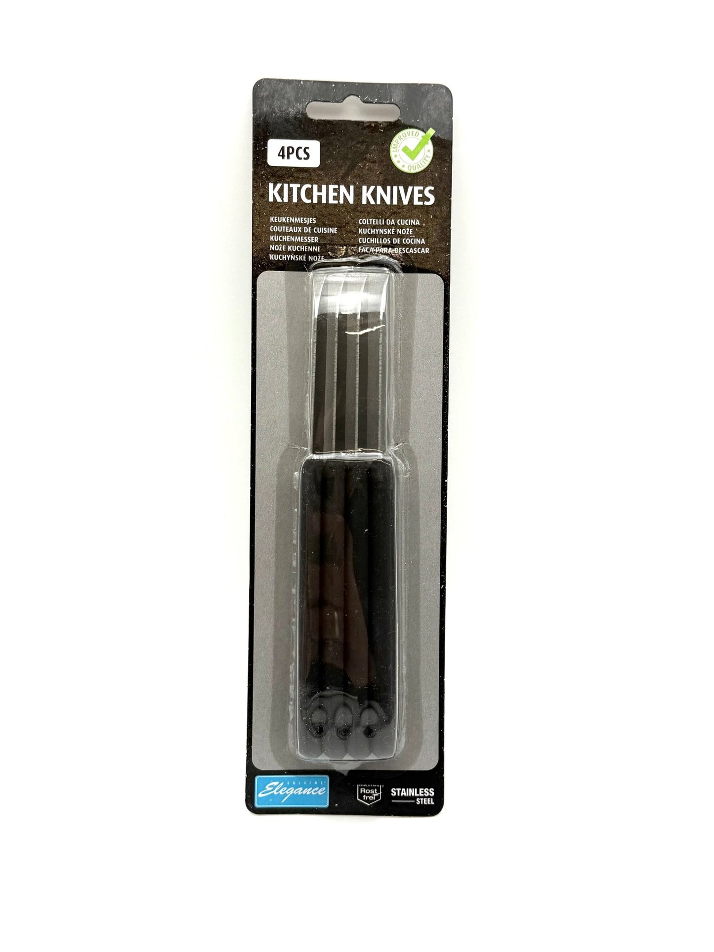 4 - teiliges Küchenmesser - Set aus Edelstahl ca. 16,5 cm Cuisine Elegance - Haus der Retouren