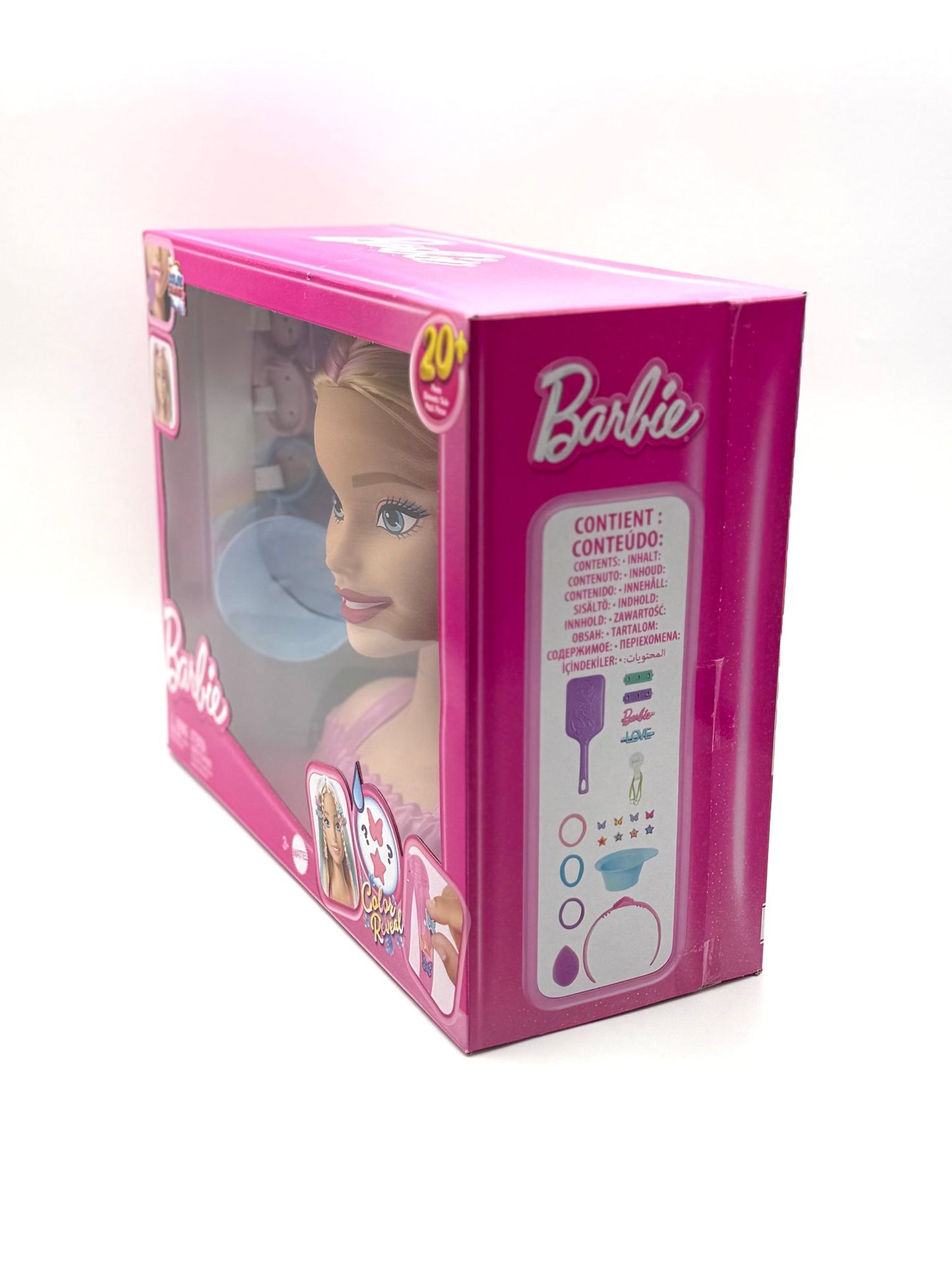 Barbie - Puppe Styling - Kopf, Blondes Haar mit mehr als 20 Styling - Zubehörteilen - Haus der Retouren