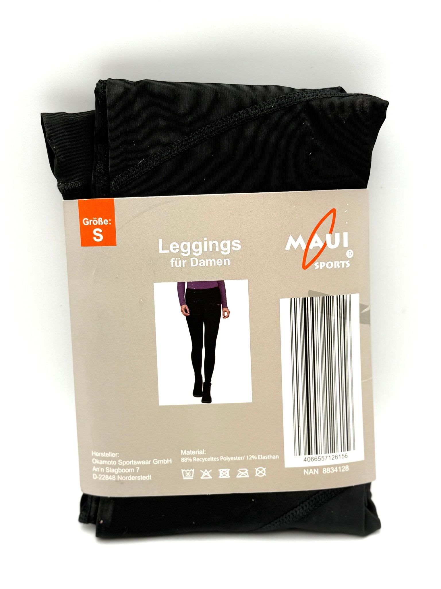 Maui Sports Damen Sport Tights Leggings Schwarz Gr. S - Haus der Retouren