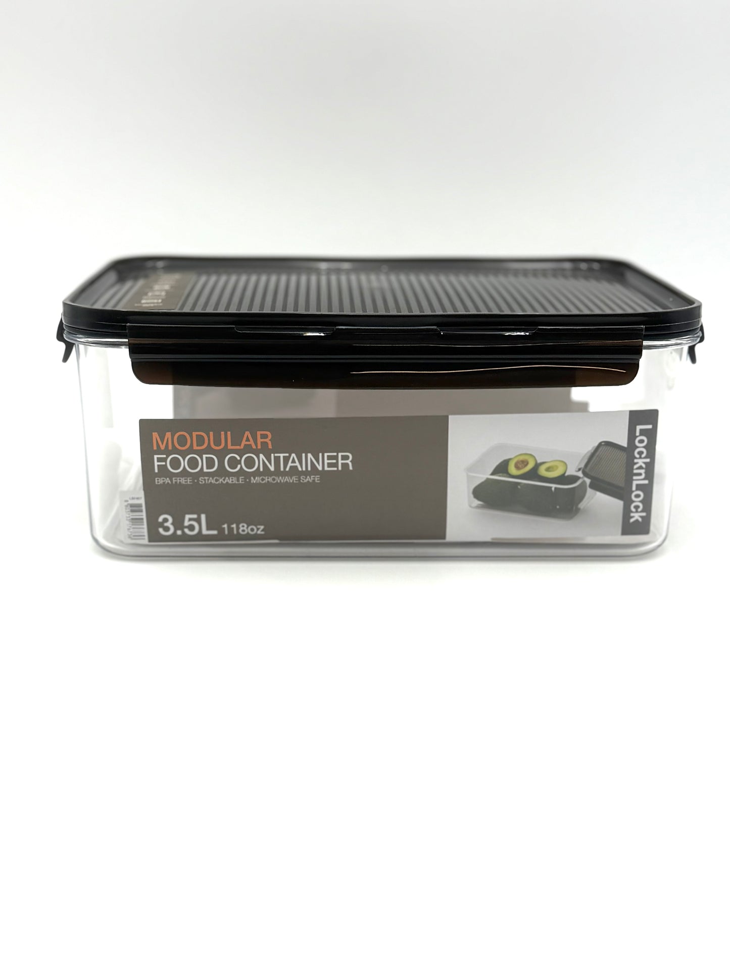 LocknLock BISFREE Frischhaltedose mit Deckel • 3,5L • 273 X 190 X 107 mm • BPA-frei • Luftdichte Aufbewahrungsbox • Spülmaschinen-, mikrowellen- und gefrierschrankgeeignet • Bruch- und kratzfest