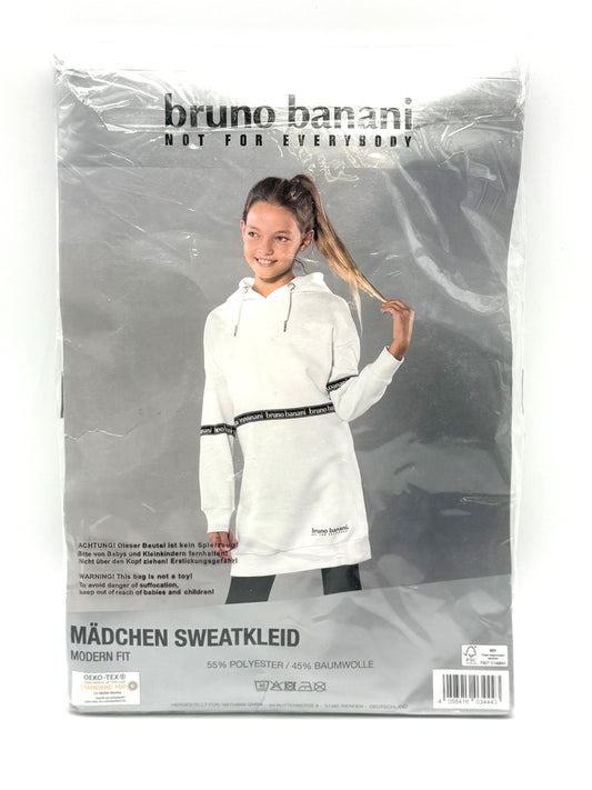 Bruno Banani Mädchen Sweatkleid Modern Fit Gr. 164