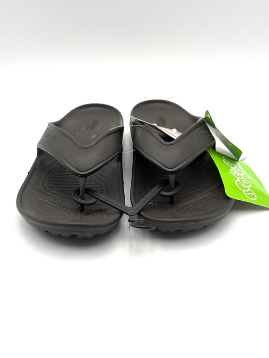 Crocs Jibbitz Flip Flop 43/44 Espresso Braun Schlappen Badelatschen - Haus der Retouren