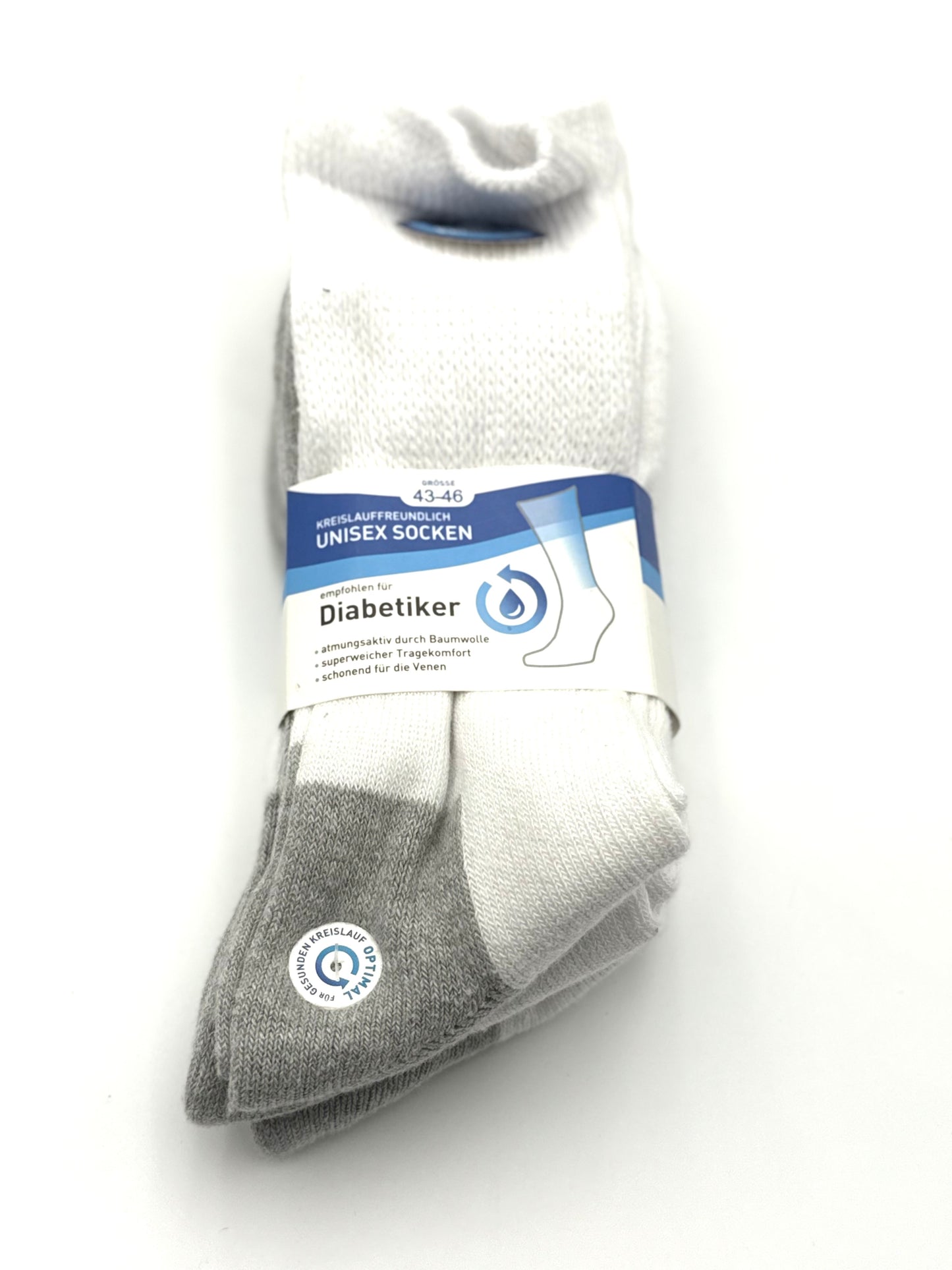 SOCKSWEAR Diabetikersocken Normalschaft Socken Gr. 43-46