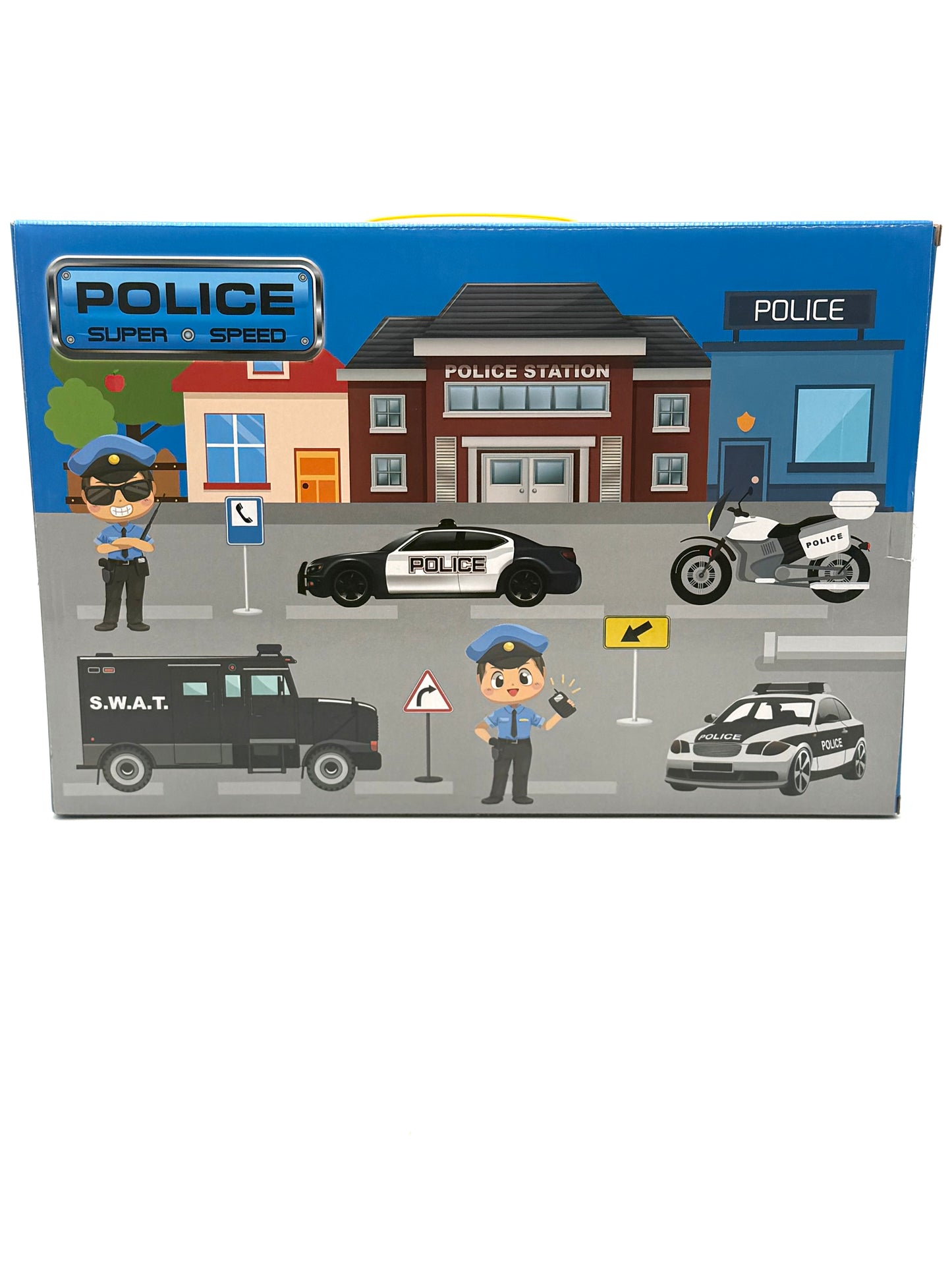 Polizei-Spielset mit Rückziehfunktion - Fahrzeuge & Zubehör