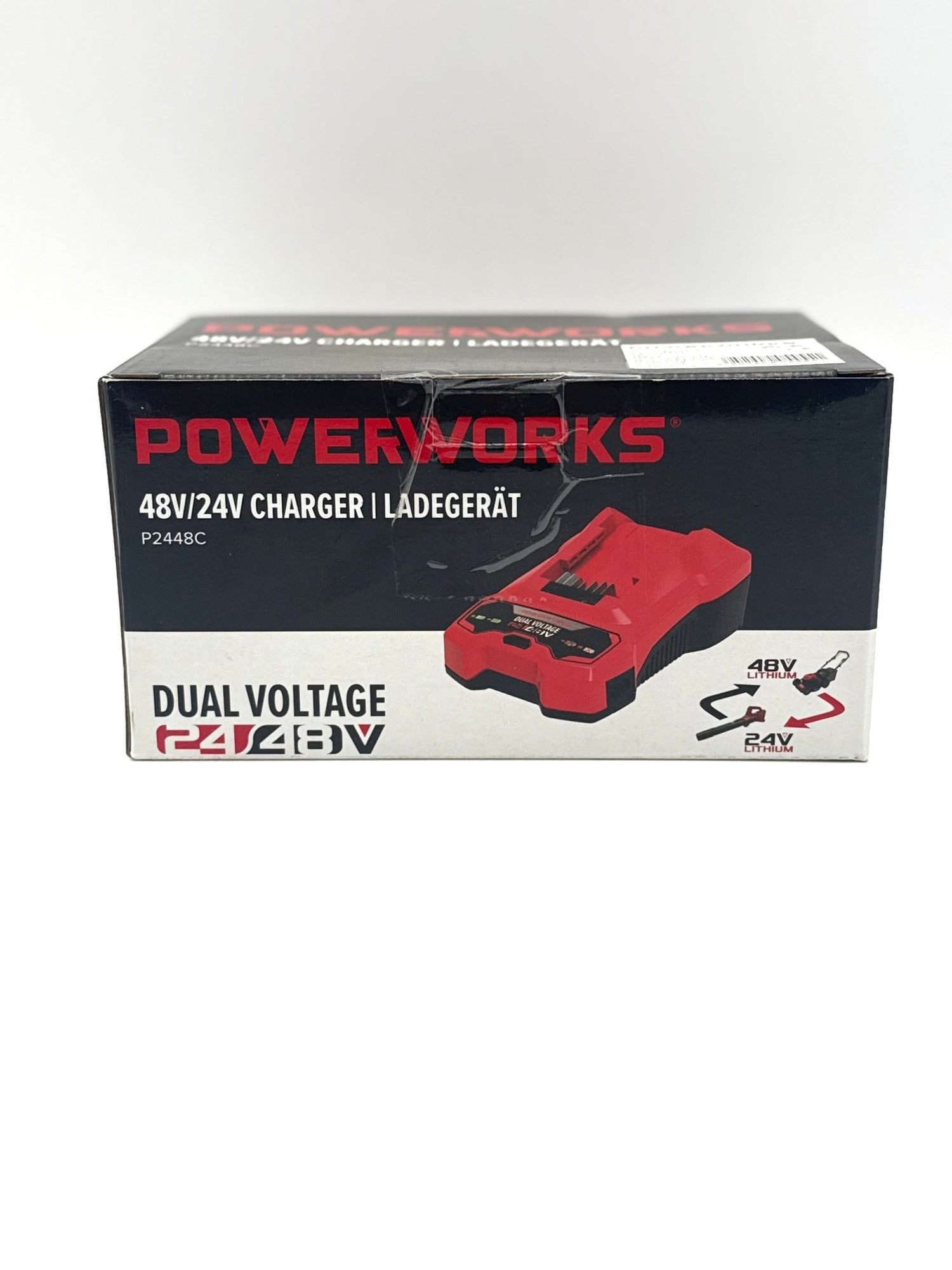 Powerworks Charger Ladegerät P2448C - 48V / 24V - Haus der Retouren