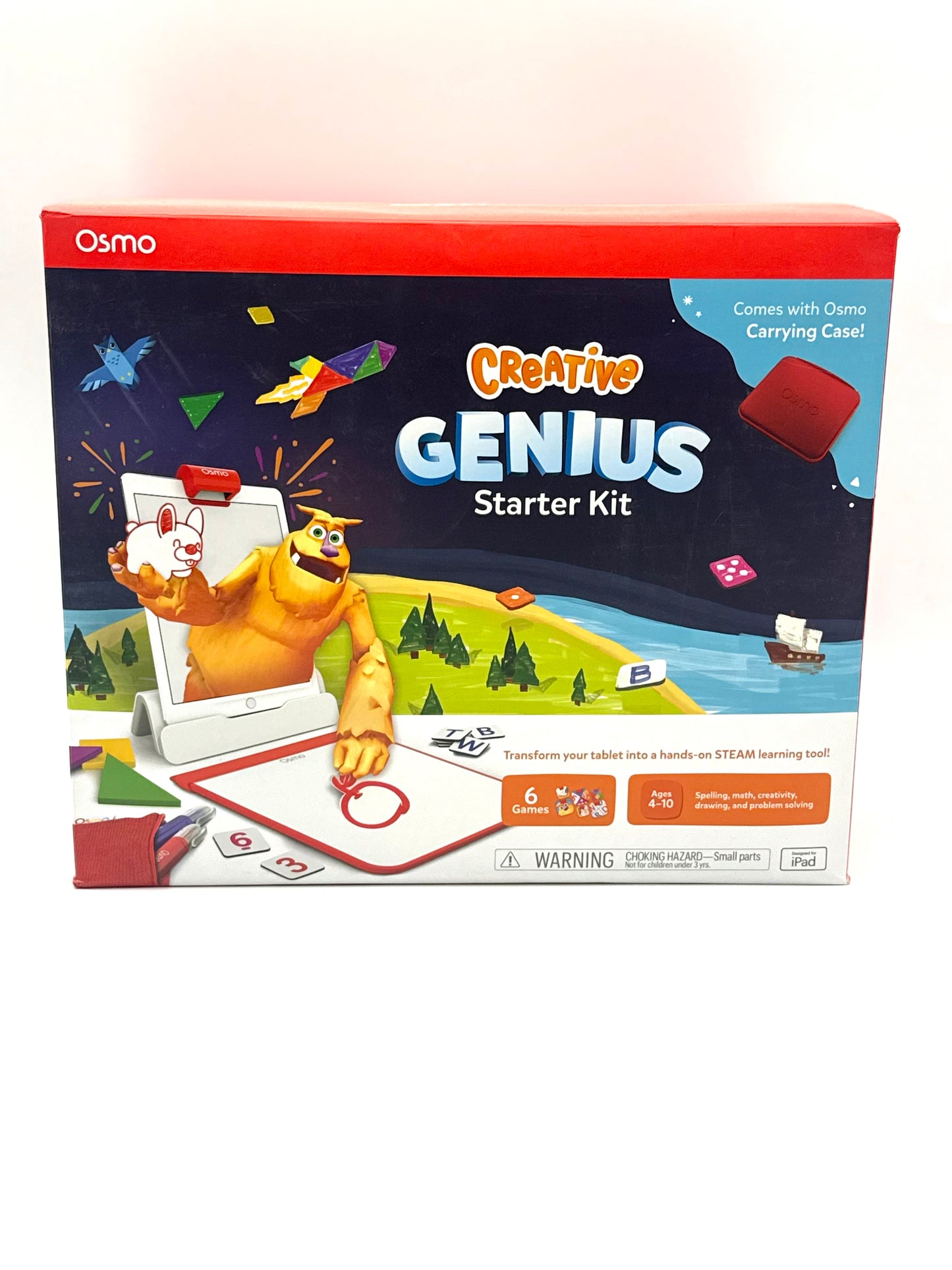 Osmo Creative Genius Kit für iPad – Neu & OVP, 6 Lernspiele inkl. Case