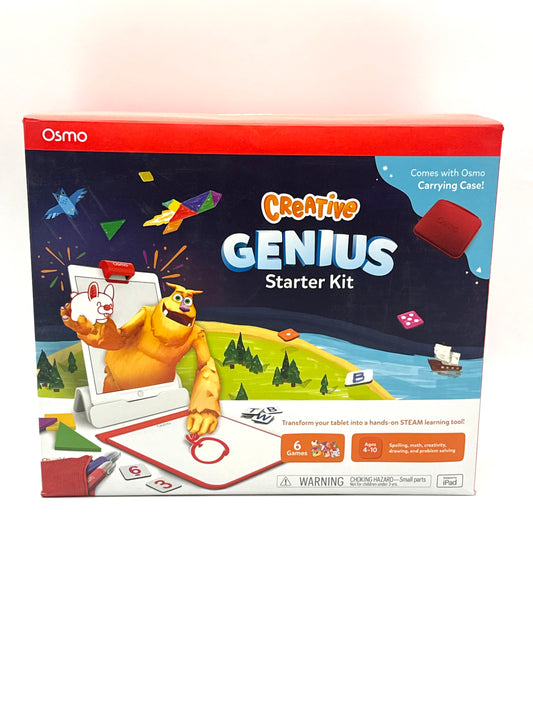 Osmo Creative Genius Kit für iPad – Neu & OVP, 6 Lernspiele inkl. Case