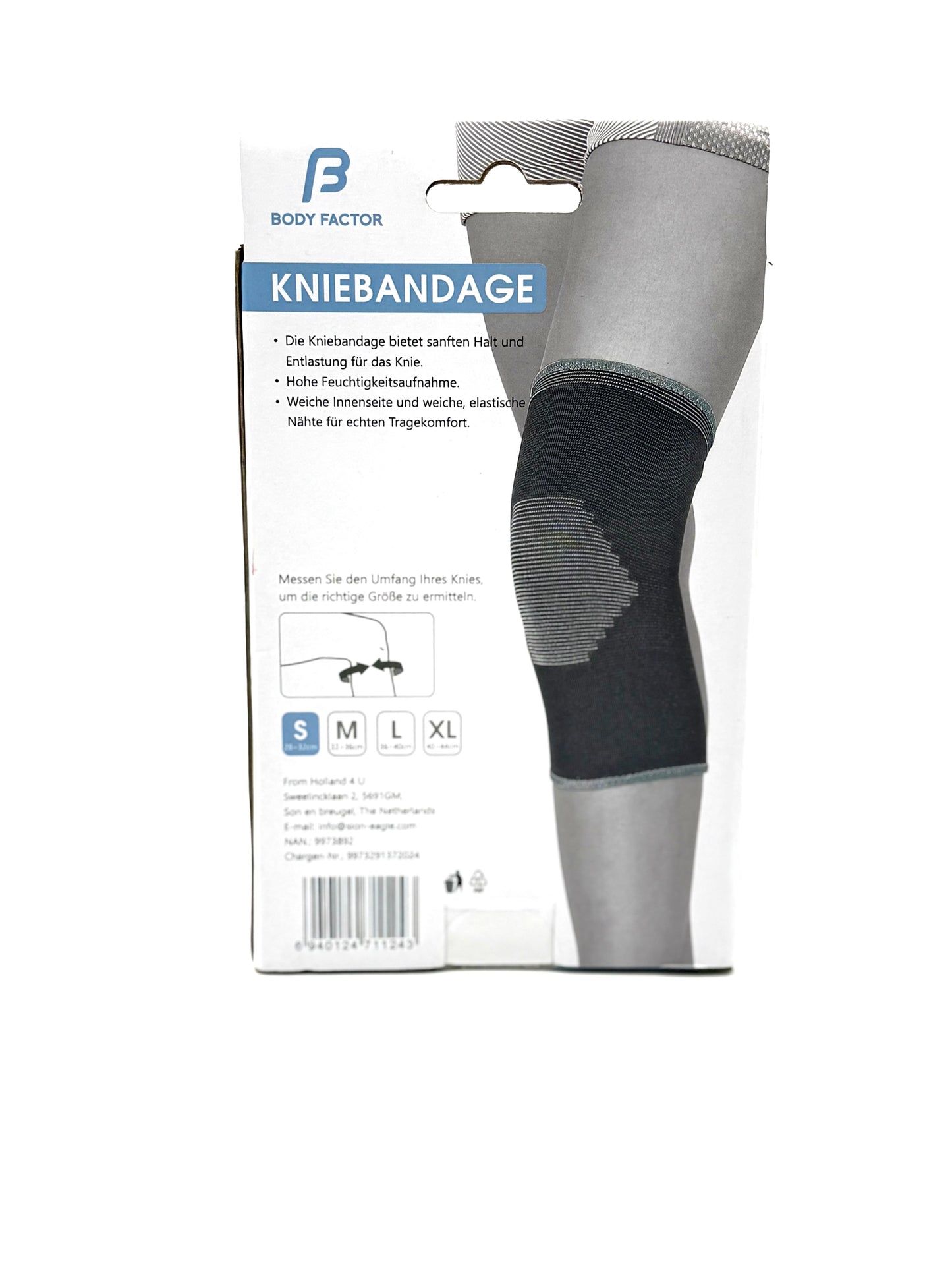 Body Factor Kniebandage Gr. S