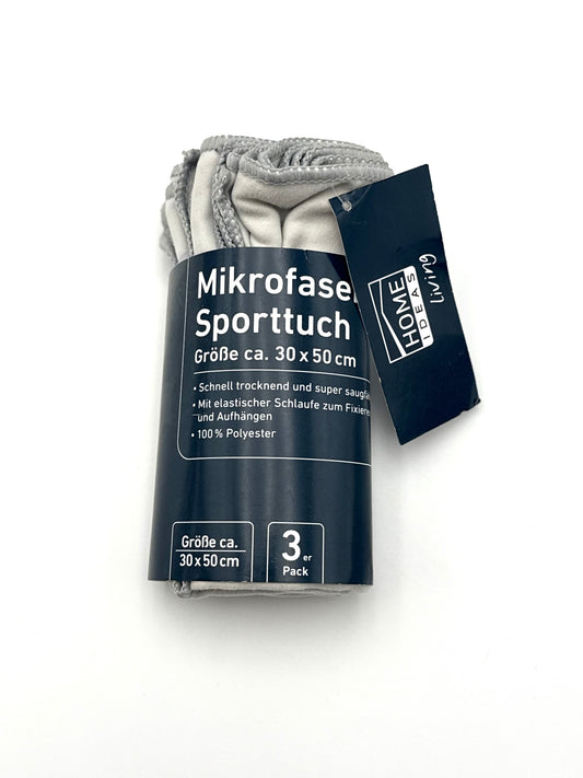 Home Ideas Mikrofaser Sporttuch 3er Set 30x50cm