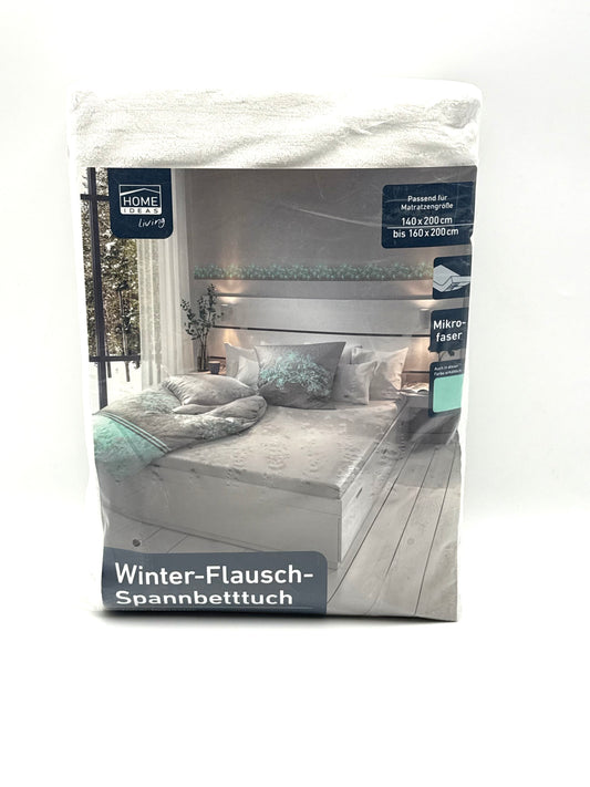 Home Ideas Living Winter-Flausch Spannbetttuch 140x200 - 160x200cm