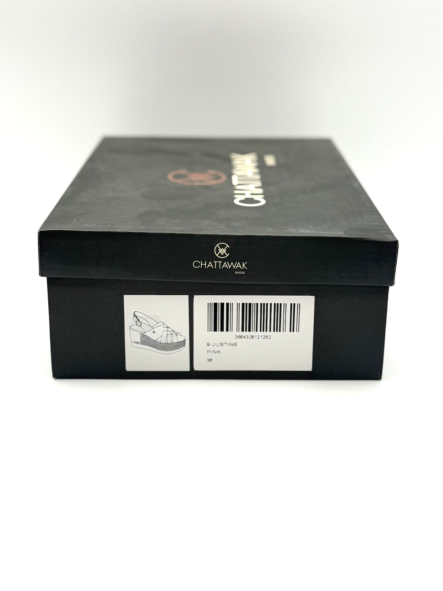 CHATTAWAK Damen 9justinepink Sandale mit Absatz, Pink, 36 EU