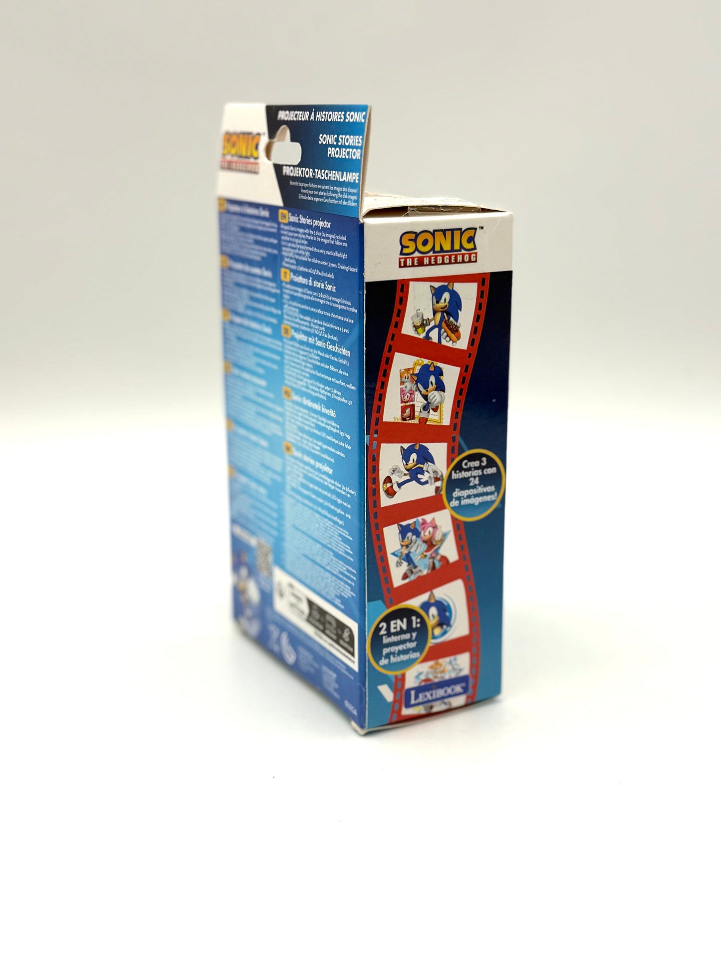 Lexibook, SEGA Sonic The Hedgehog, Geschichtenprojektor und Taschenlampe, Projiziert 24 Bilder aus der Welt von Sonic
